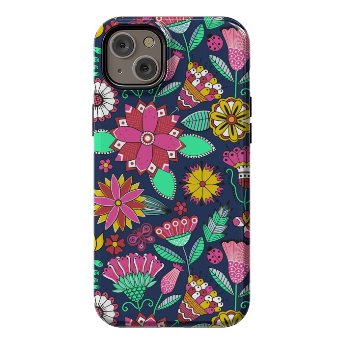 iPhone 14 Plus StrongFit Flowers In Paradise by ArtsCase