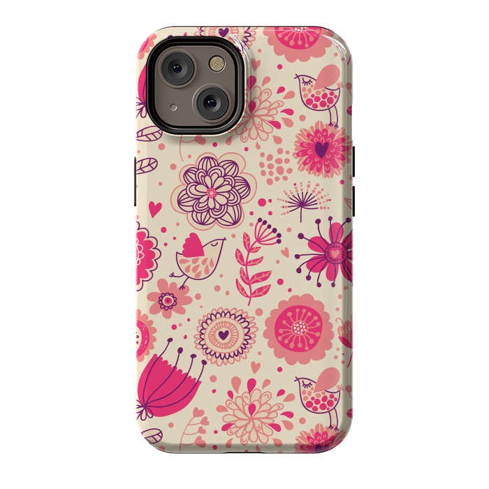 iPhone 14 StrongFit Romantic Flowers In Spring by ArtsCase