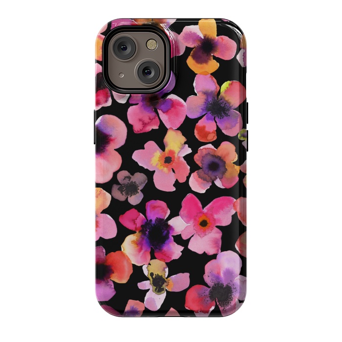iPhone 14 StrongFit Happy Sweet Flowers by Ninola Design