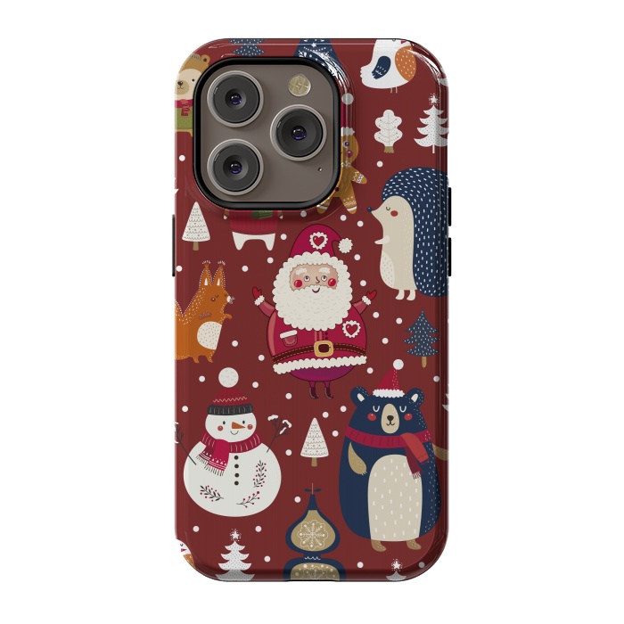 iPhone 14 Pro StrongFit Christmas Characters by ArtsCase