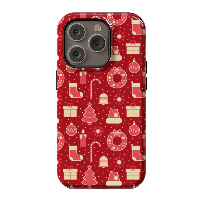 iPhone 14 Pro StrongFit Favorite Red At Christmas by ArtsCase