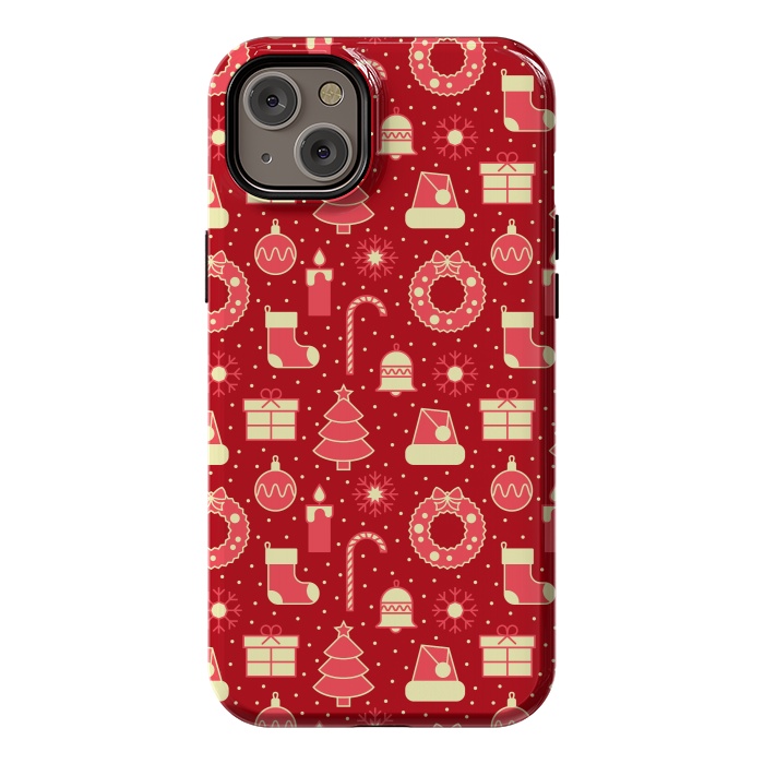 iPhone 14 Plus StrongFit Favorite Red At Christmas by ArtsCase