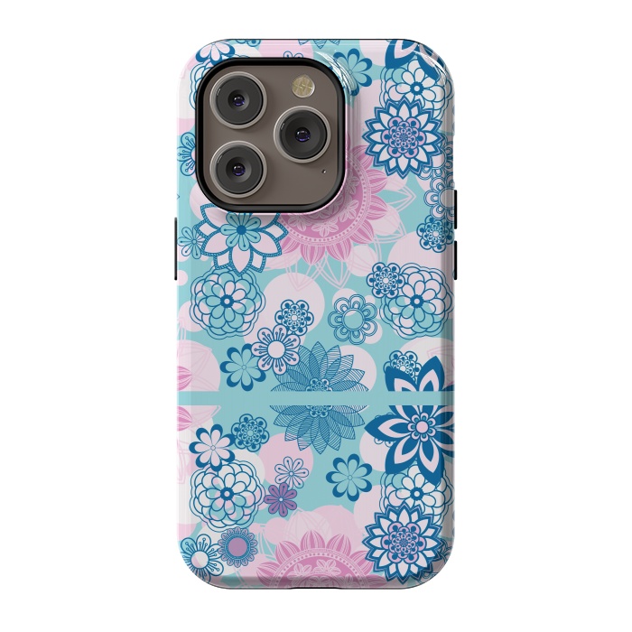 iPhone 14 Pro StrongFit Mandalas In Beautiful Pastel Colors by ArtsCase