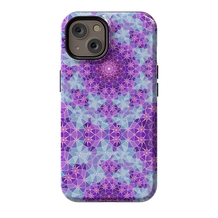 iPhone 14 StrongFit Purple Mandala Ocean by ArtsCase