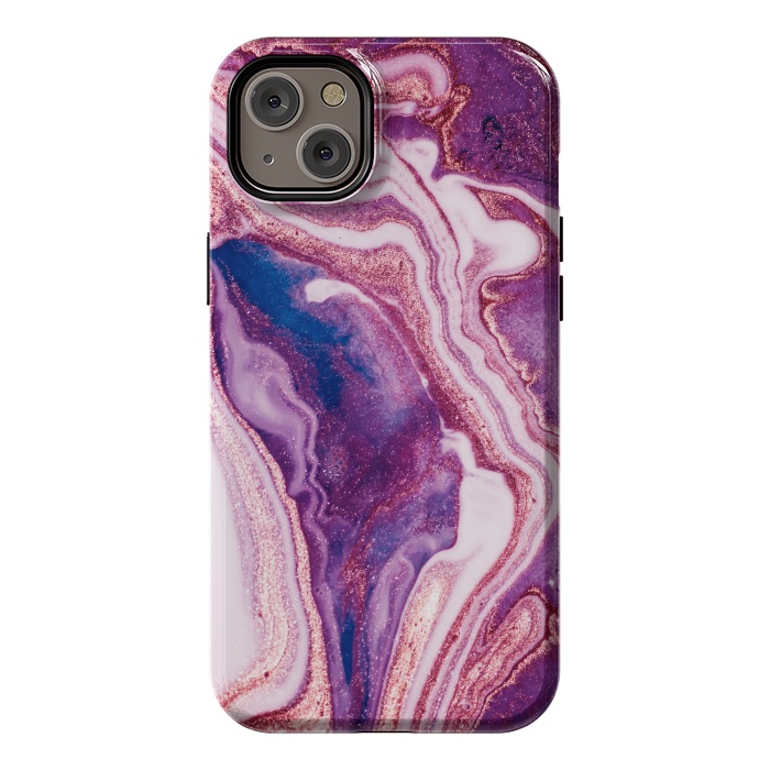 iPhone 14 Plus StrongFit swirls of marble by ArtsCase