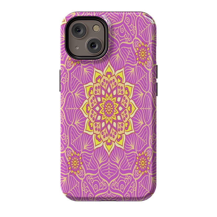 iPhone 14 StrongFit center of the universe in mandala by ArtsCase