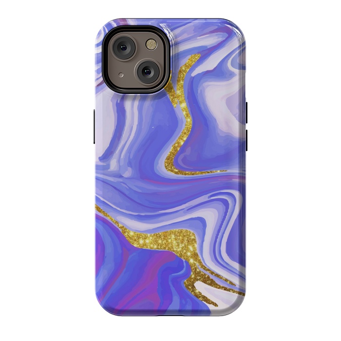 iPhone 14 StrongFit Paint splash Colorful fluid by ArtsCase