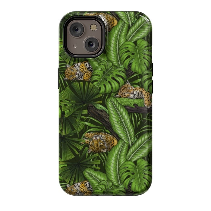 iPhone 14 StrongFit Jungle kitties by Katerina Kirilova
