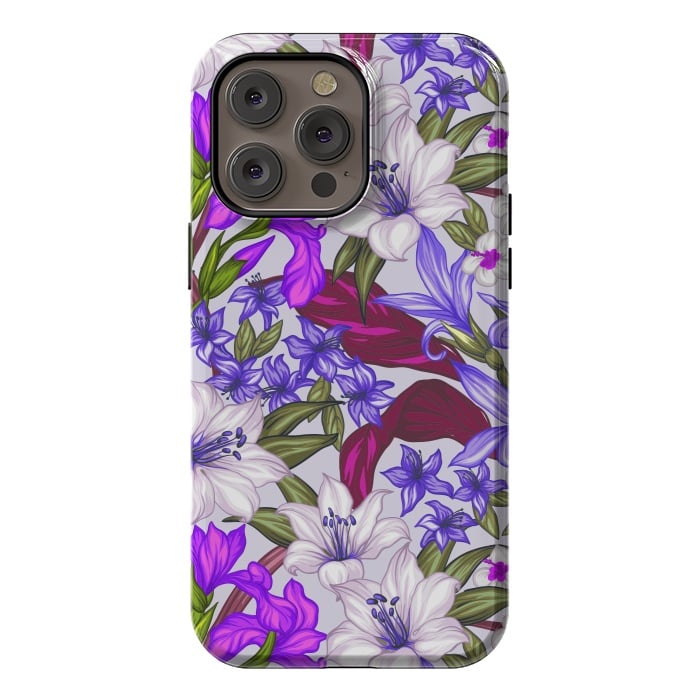 iPhone 14 Pro max StrongFit lilies flowers happy for you by ArtsCase