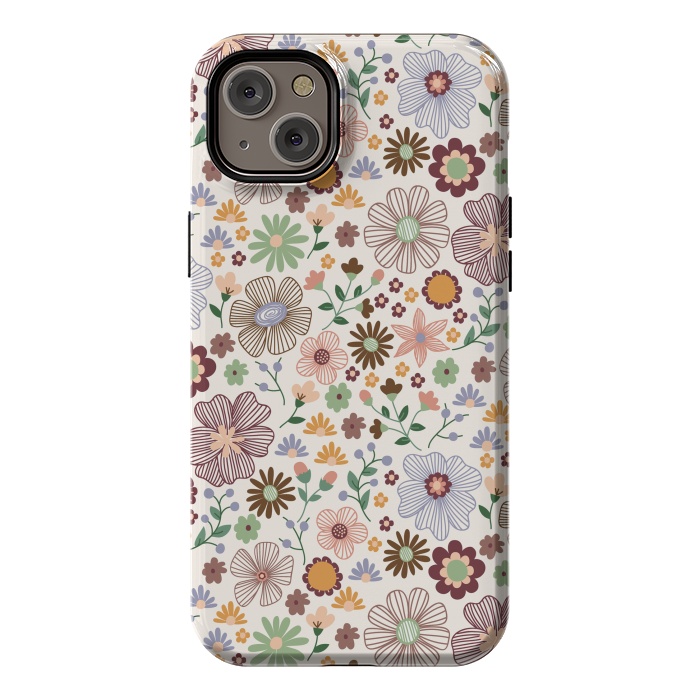 iPhone 14 Plus StrongFit Autumn Wild Bloom by TracyLucy Designs
