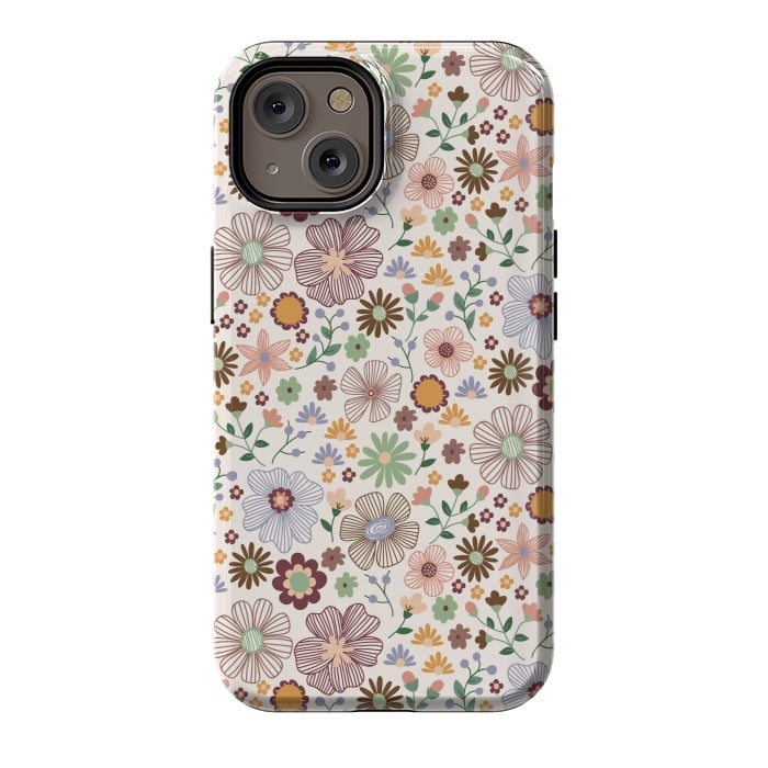 iPhone 14 StrongFit Autumn Wild Bloom by TracyLucy Designs