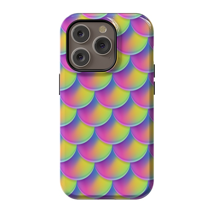 iPhone 14 Pro StrongFit MERMAID SCALES 2  by MALLIKA