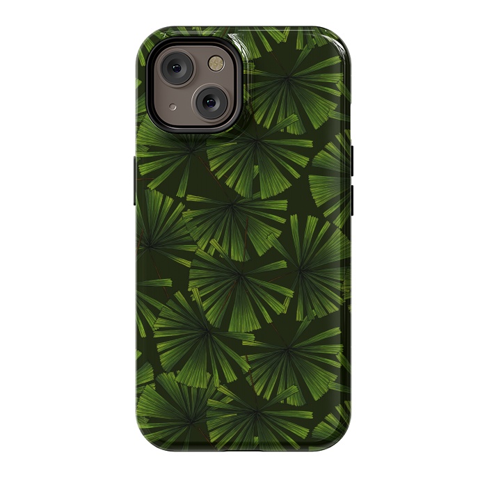 iPhone 14 StrongFit Palm leaves 2 by Katerina Kirilova
