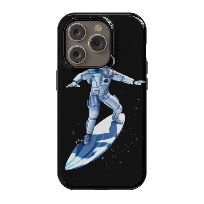 iPhone 14 Pro StrongFit surf astronaut by haroulita