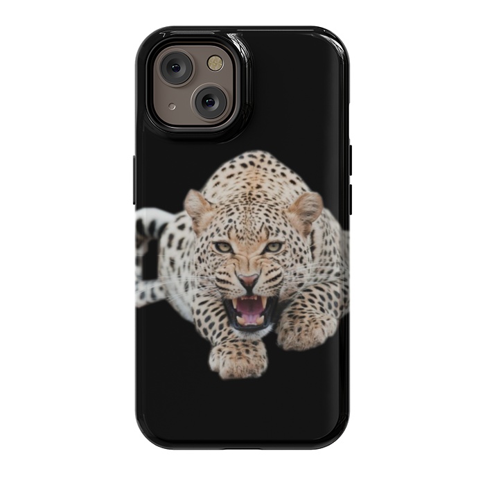 iPhone 14 StrongFit wild leopard by haroulita