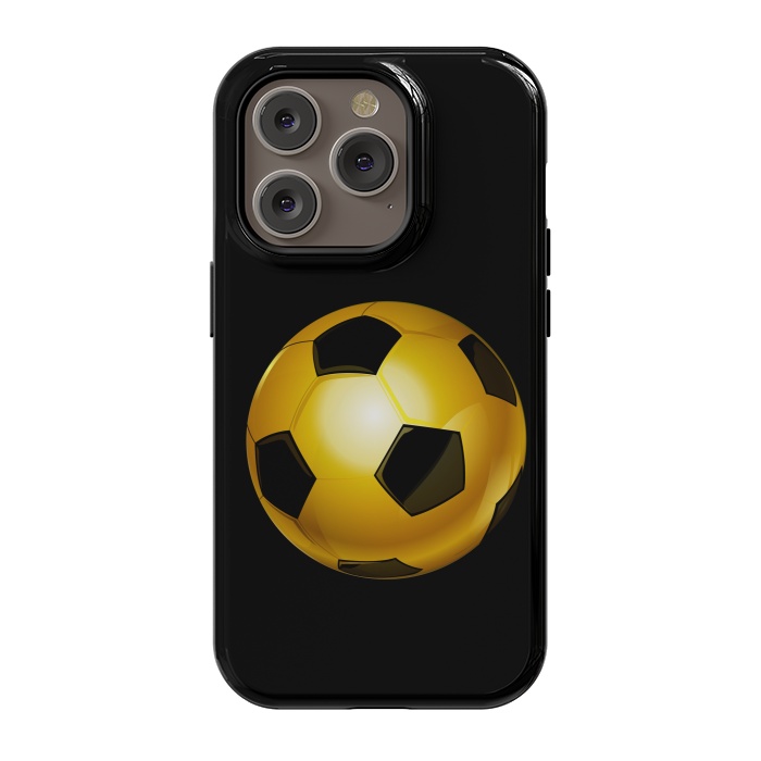 iPhone 14 Pro StrongFit golden ball by haroulita