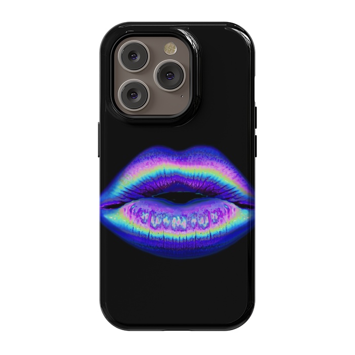 iPhone 14 Pro StrongFit purple lips by haroulita