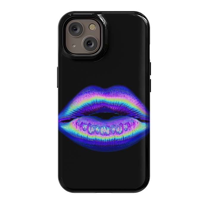 iPhone 14 StrongFit purple lips by haroulita