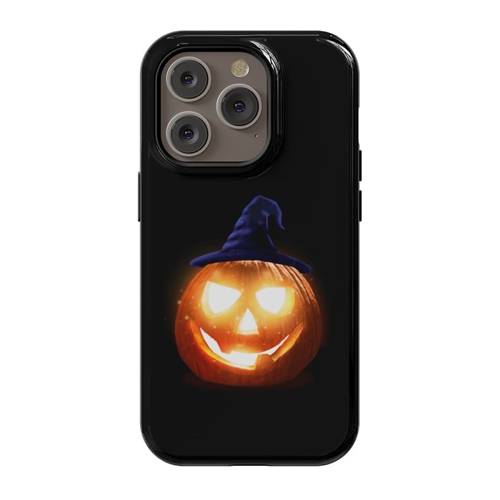 iPhone 14 Pro StrongFit halloween pumpkin by haroulita