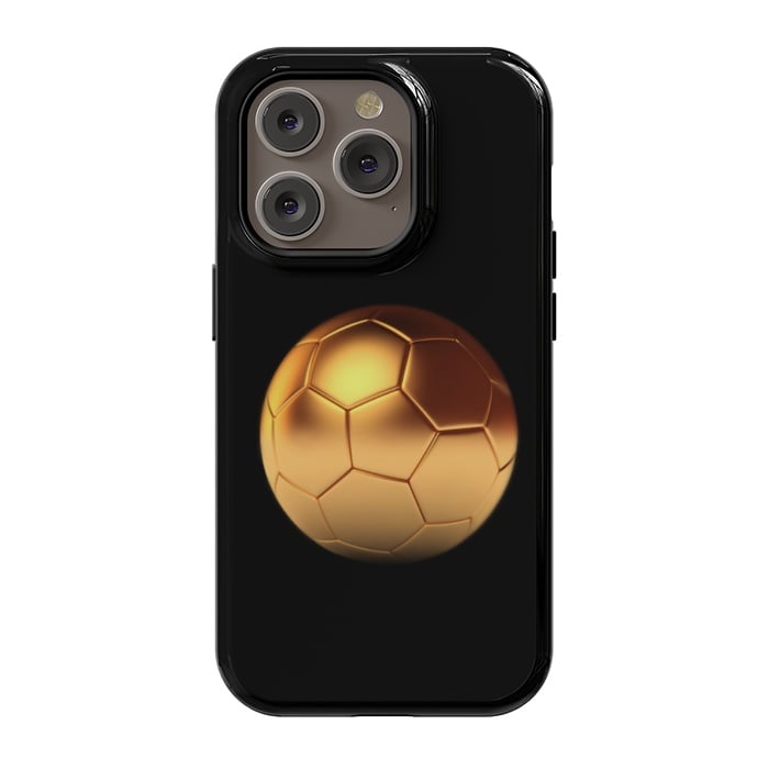 iPhone 14 Pro StrongFit gold ball  by haroulita
