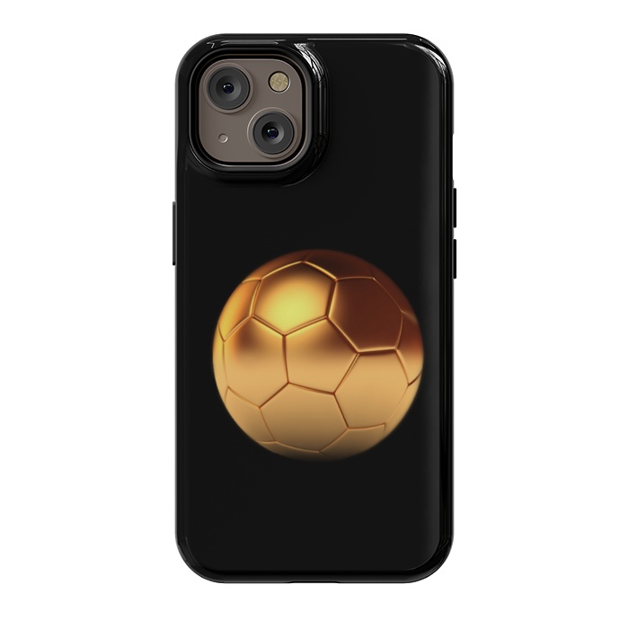 iPhone 14 StrongFit gold ball  by haroulita