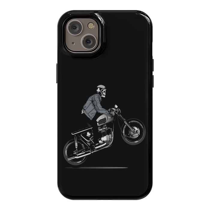 iPhone 14 Plus StrongFit skull biker x by haroulita