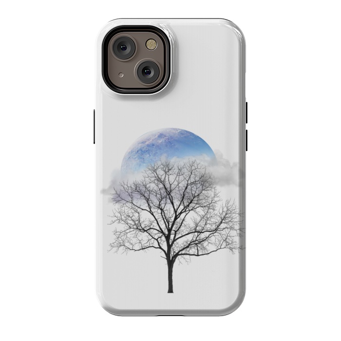iPhone 14 StrongFit winter tree by haroulita