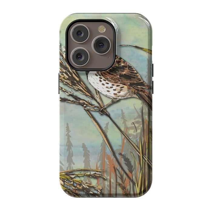 iPhone 14 Pro StrongFit Reedbunting by Lotti Brown
