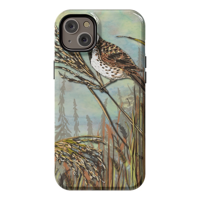 iPhone 14 Plus StrongFit Reedbunting by Lotti Brown