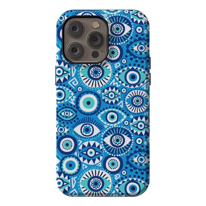 iPhone 14 Pro max StrongFit Evil eye by Laura Grant