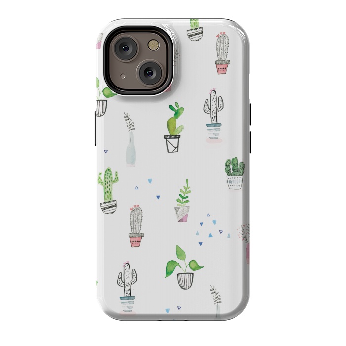 iPhone 14 StrongFit painted house plants - lauradidthis by lauradidthis