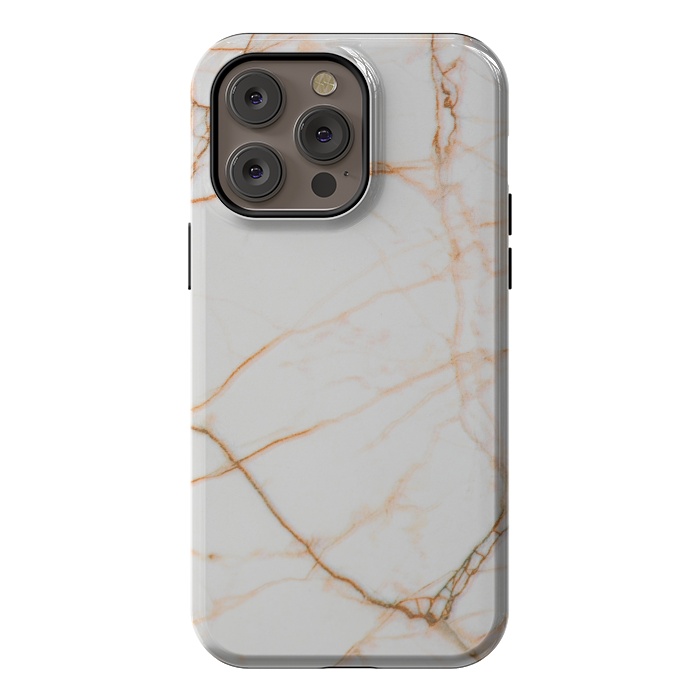 iPhone 14 Pro max StrongFit Gold marble by Winston