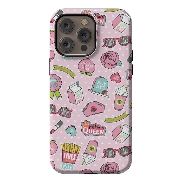 iPhone 14 Pro max StrongFit Girls Fashion Design With Cute Symbols by ArtsCase