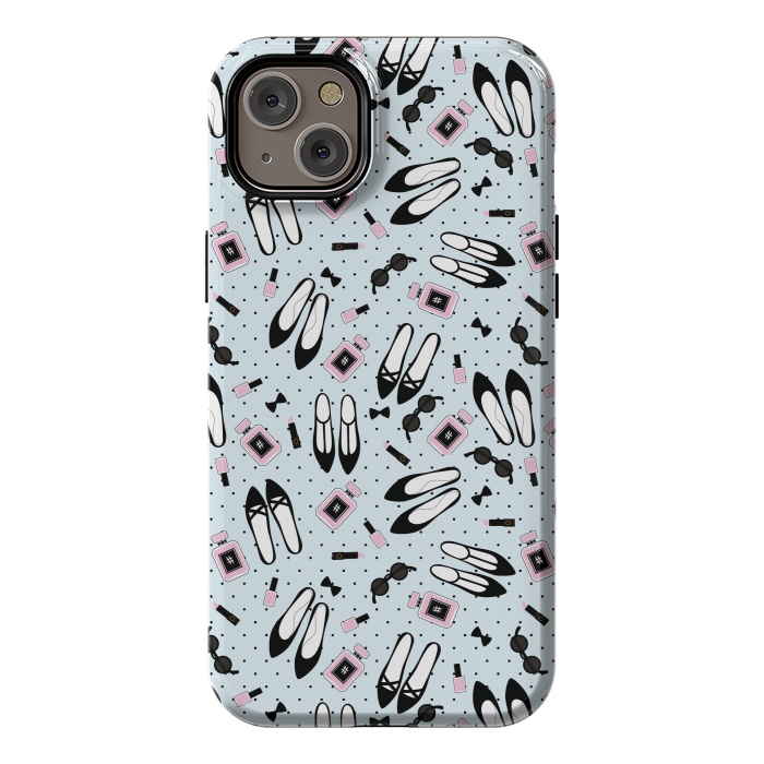 iPhone 14 Plus StrongFit Polka Cute Fashion With Beautiful Accessories by ArtsCase