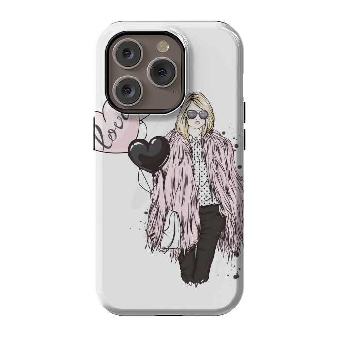 iPhone 14 Pro StrongFit Fashion Woman in Love by ArtsCase