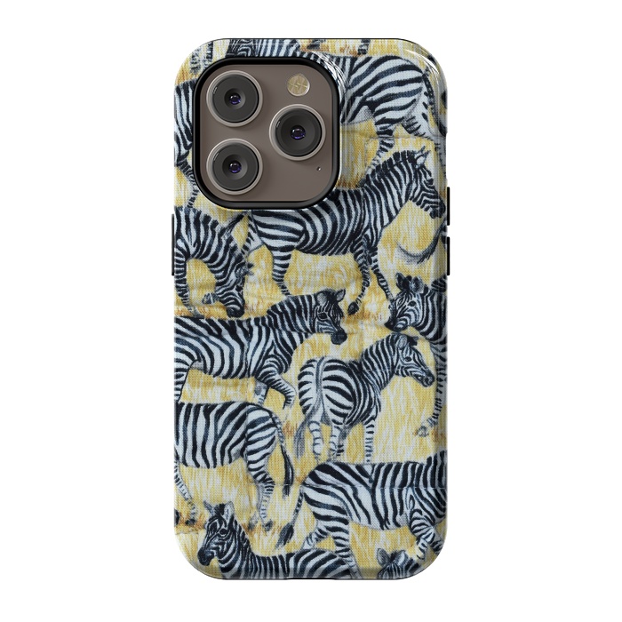 iPhone 14 Pro StrongFit Zebras by Winston