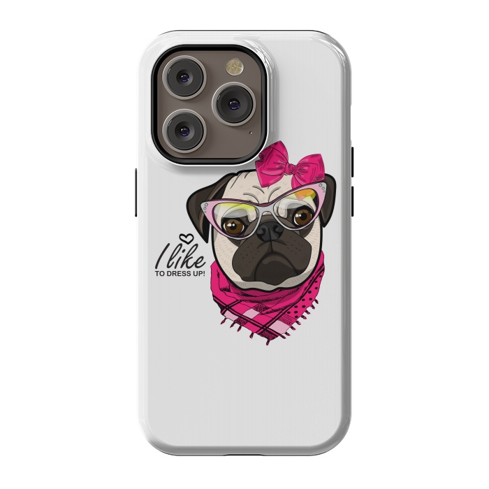 iPhone 14 Pro StrongFit Dogs can also be Fashion by ArtsCase