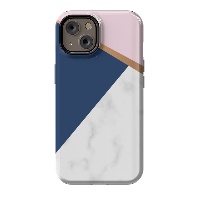 iPhone 14 StrongFit Marble geometric design I by ArtsCase