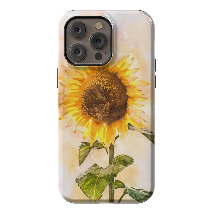 iPhone 14 Pro max StrongFit Summer Sunflower by Creativeaxle