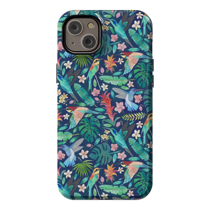 iPhone 14 Plus StrongFit Birds In Bohemian Paradise by Tangerine-Tane