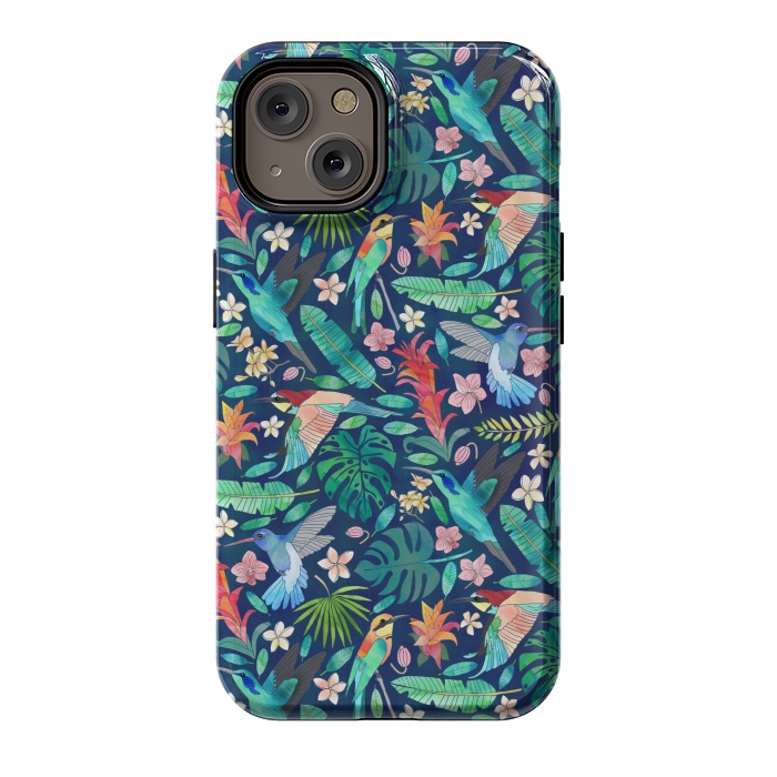 iPhone 14 StrongFit Birds In Bohemian Paradise by Tangerine-Tane
