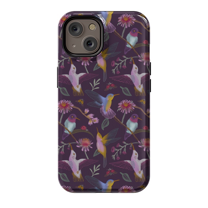 iPhone 14 StrongFit Hummingbirds by Tishya Oedit
