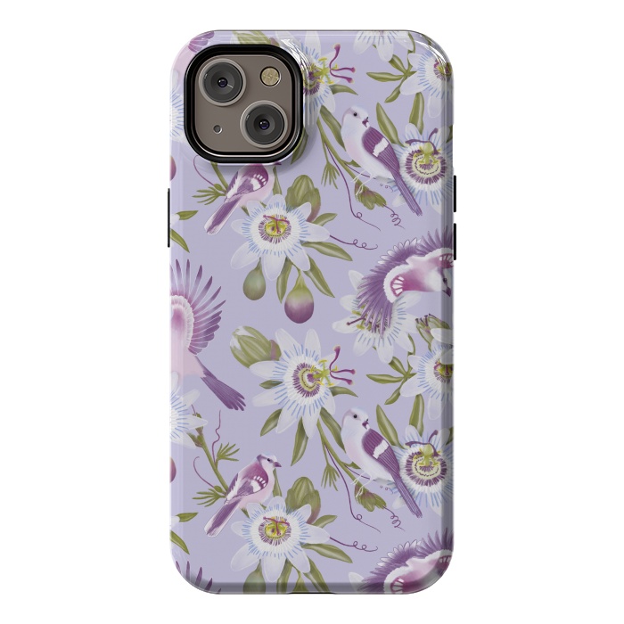 iPhone 14 Plus StrongFit Passion Flowers by Tishya Oedit