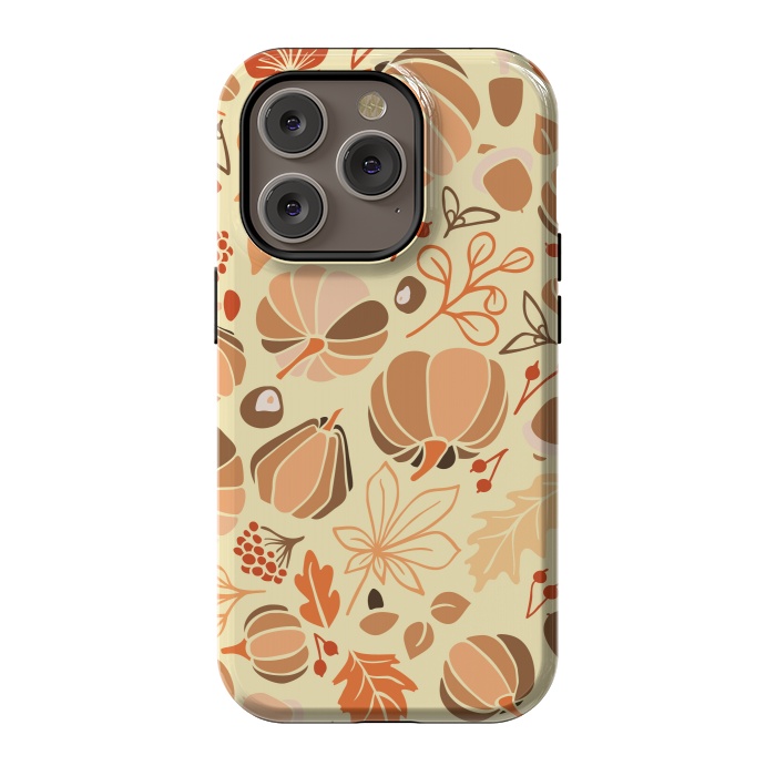 iPhone 14 Pro StrongFit Fall Fruits in Orange and Yellow by Paula Ohreen