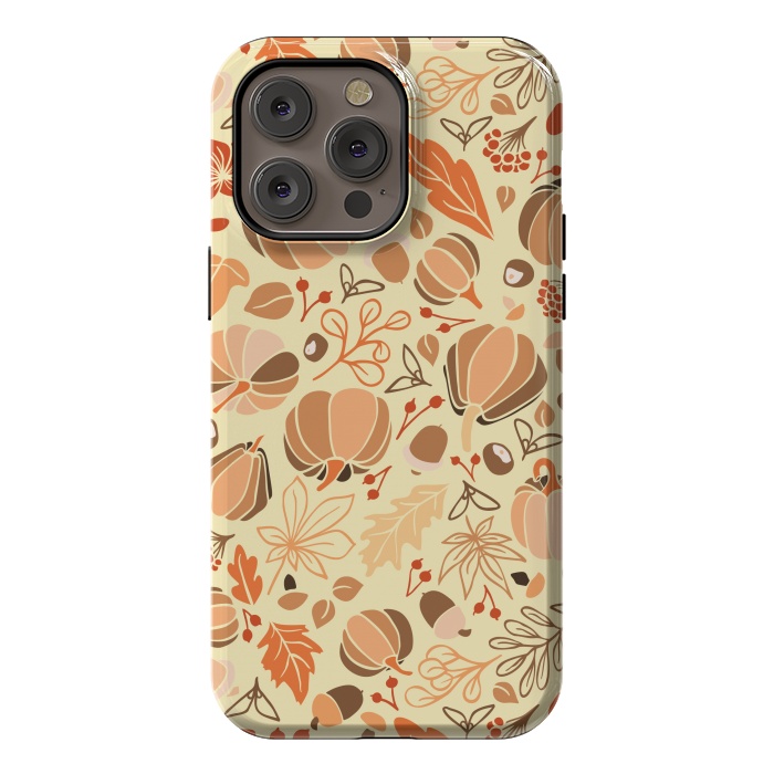 iPhone 14 Pro max StrongFit Fall Fruits in Orange and Yellow by Paula Ohreen