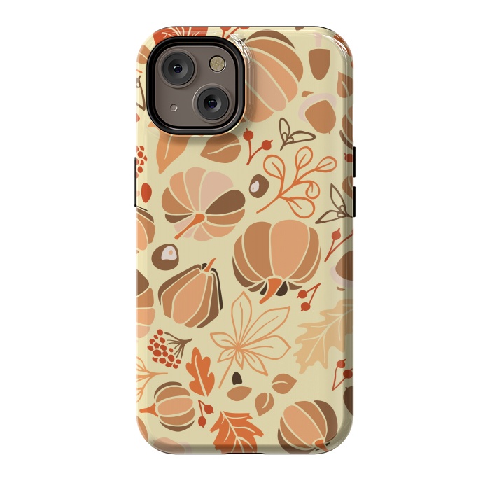 iPhone 14 StrongFit Fall Fruits in Orange and Yellow by Paula Ohreen