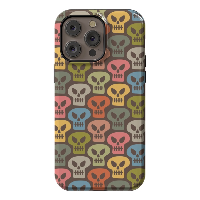 iPhone 14 Pro max StrongFit Skulls by Majoih