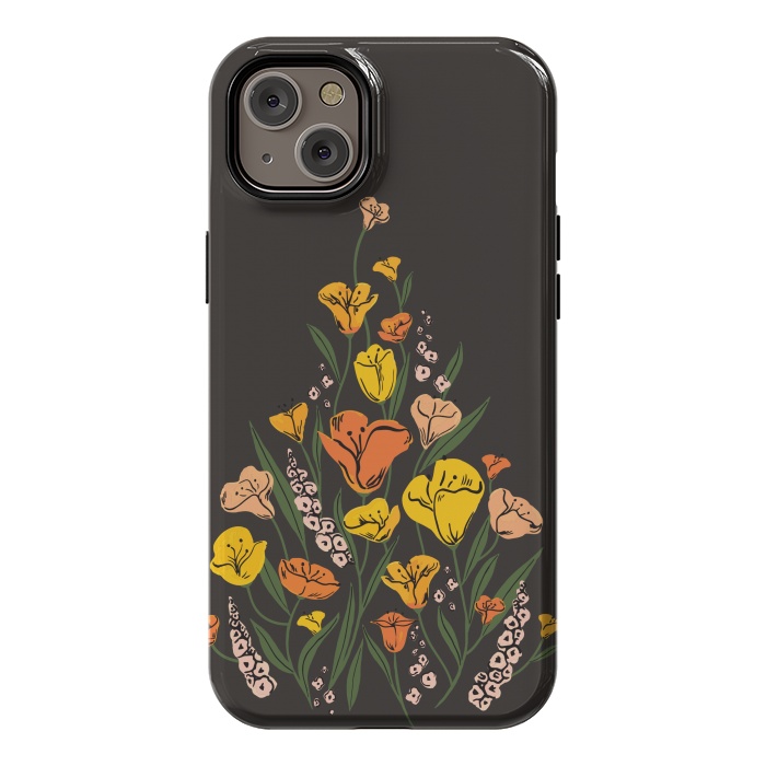 iPhone 14 Plus StrongFit Wild Poppies by Melissa Lee