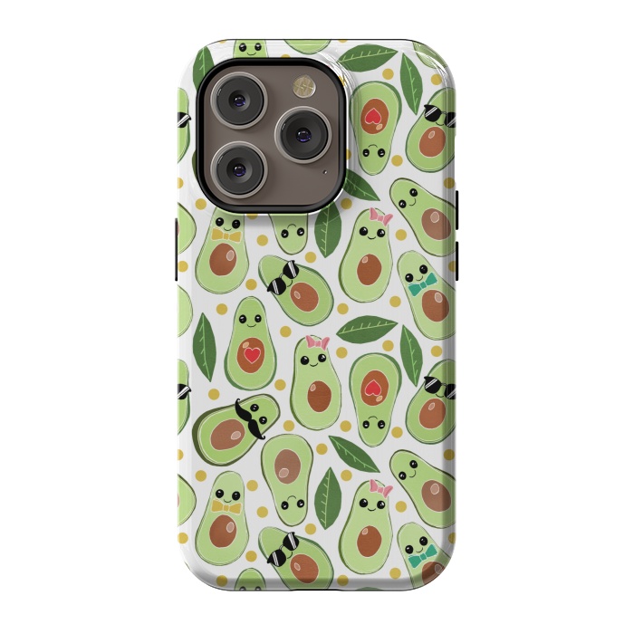 iPhone 14 Pro StrongFit Stylish Avocados by Tangerine-Tane
