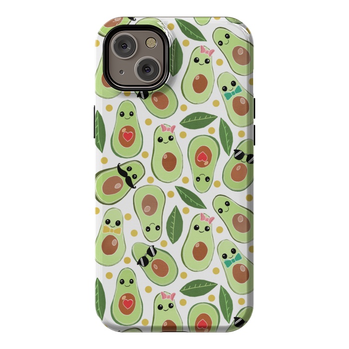 iPhone 14 Plus StrongFit Stylish Avocados by Tangerine-Tane